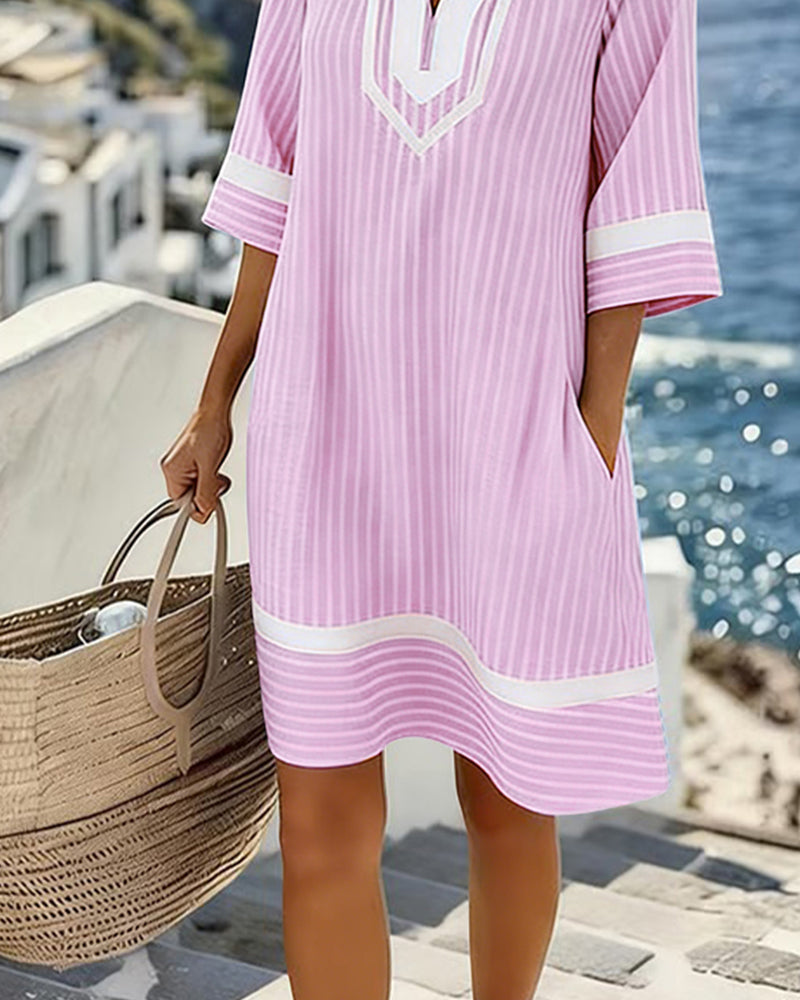Mini Rayures – Mini-Robe Rayée