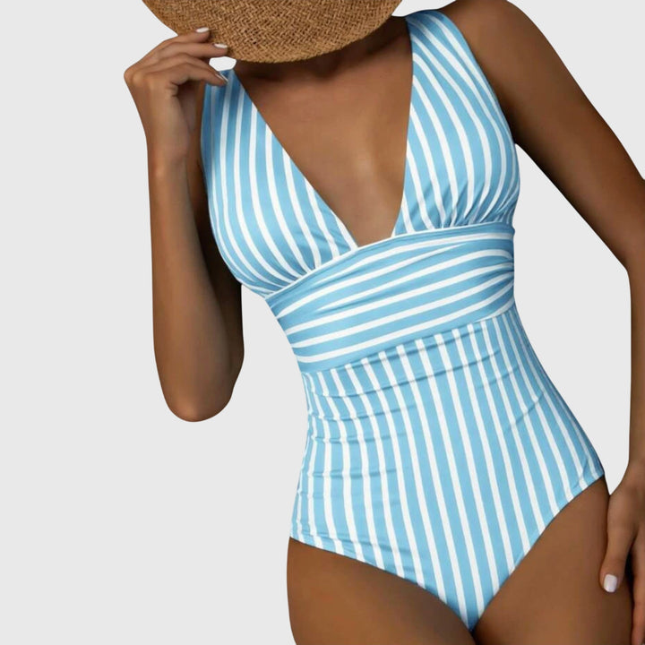 Rayures Maintien – Maillot de Bain Rayé à Armatures