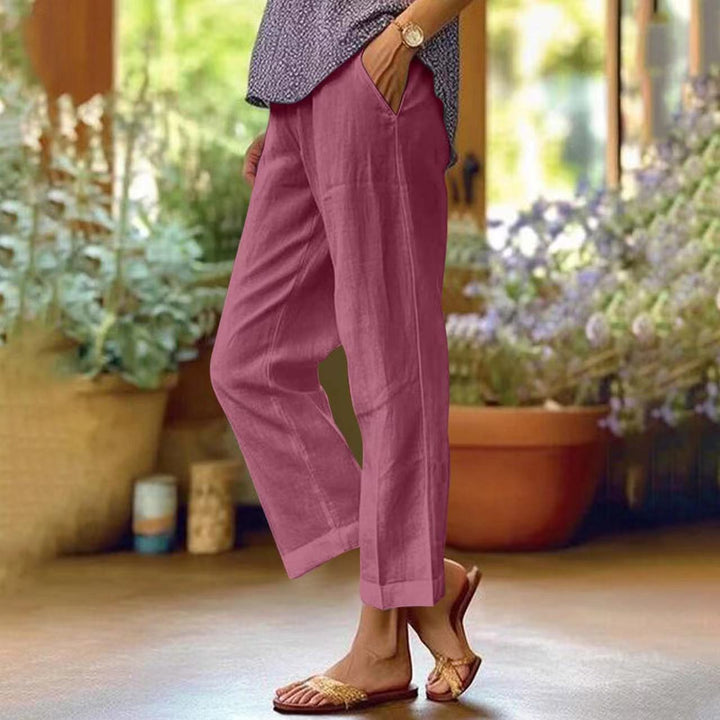 Détendu Lin – Pantalon en Lin Relaxé