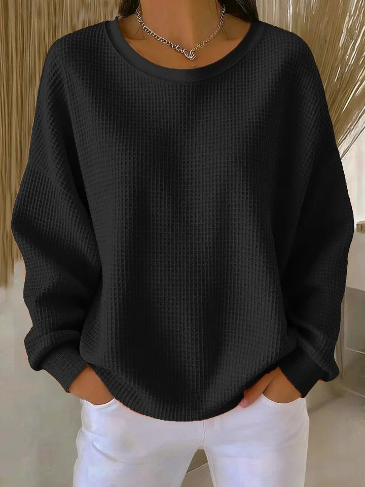 Gaufré Oversize – Pull Gaufré Oversize