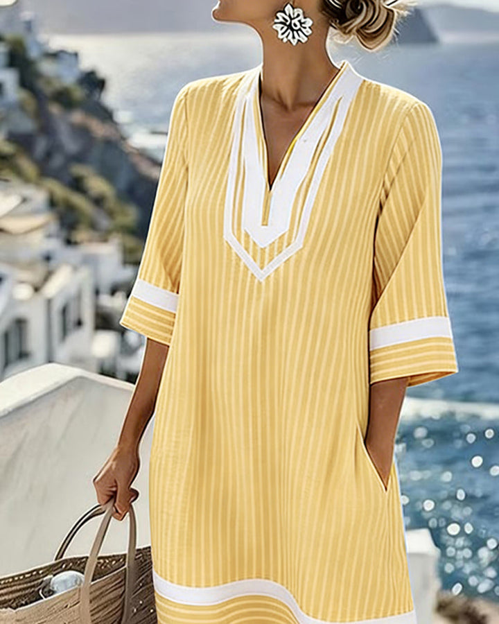 Mini Rayures – Mini-Robe Rayée
