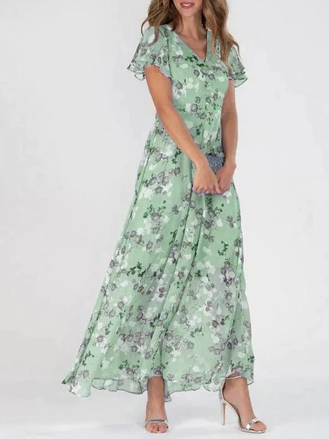 Maxi Été Fleurie – Maxi-Robe d'Été Fleurie