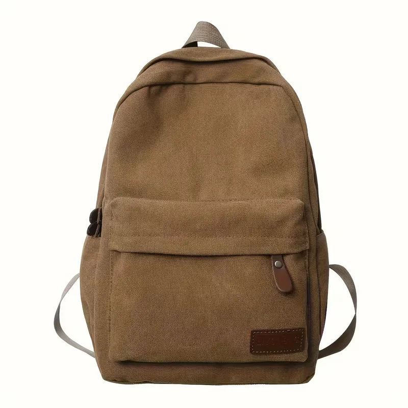 Sac à dos en toile avec poche avant