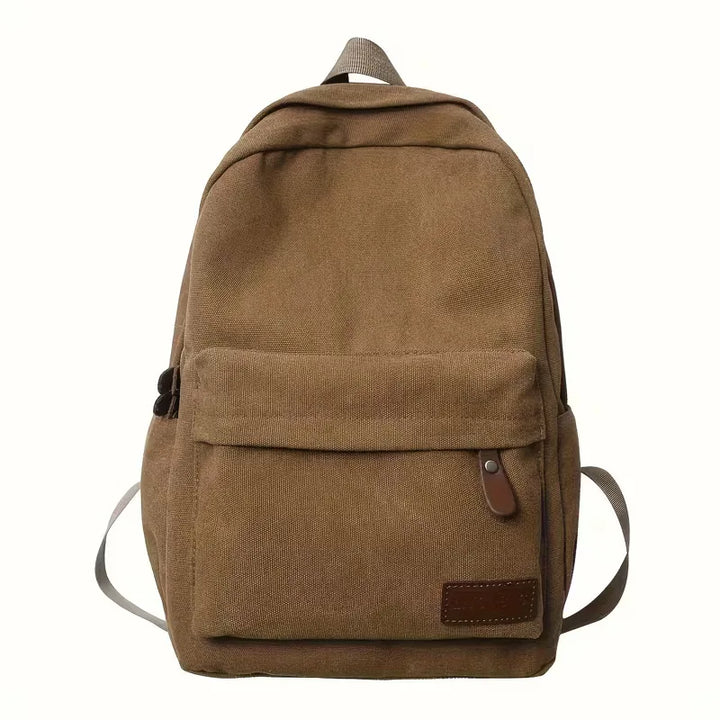 Sac à dos en toile avec poche avant