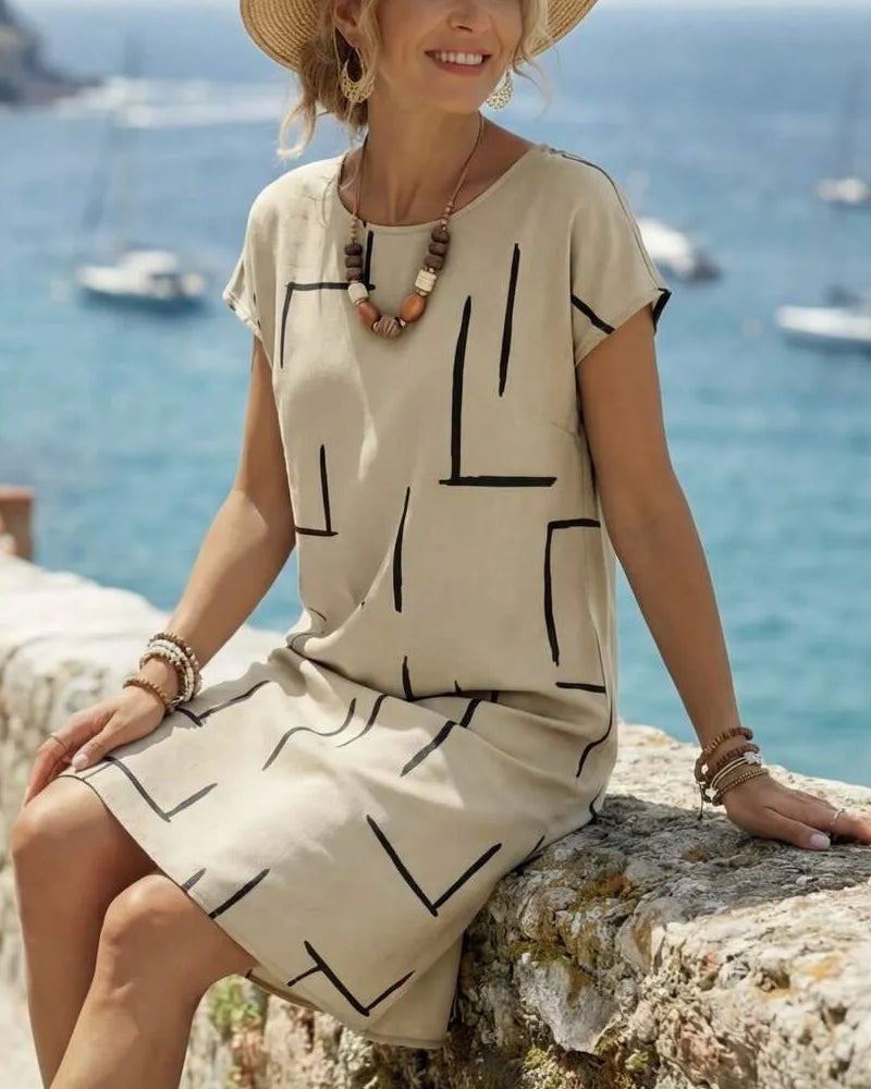 Évasion – Robe de Vacances Décontractée