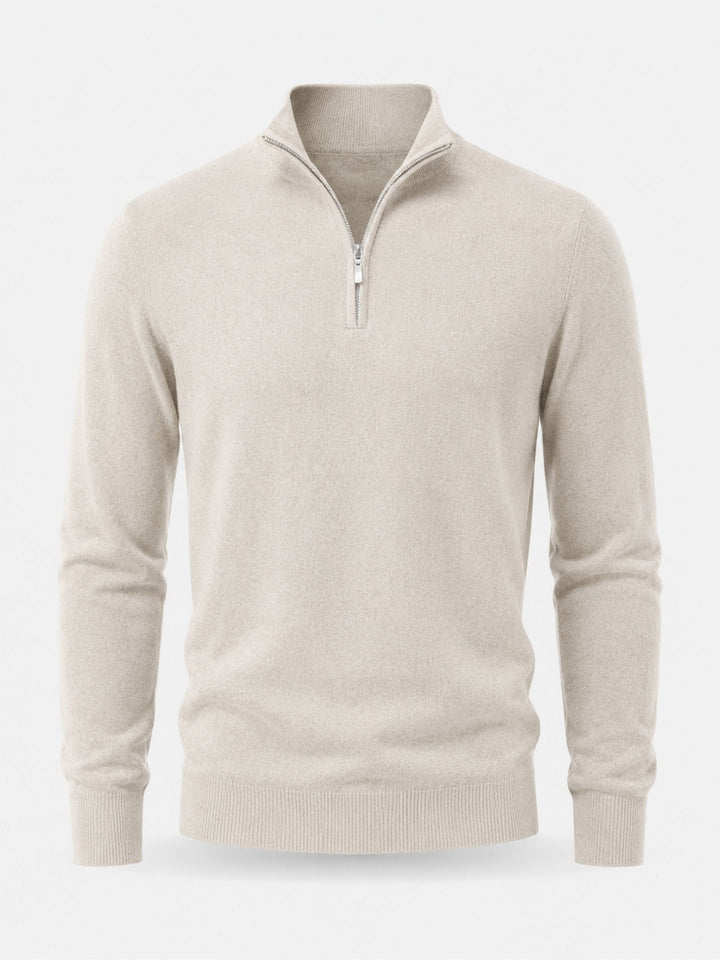 Hugo – Pull Col V Zippé pour Homme