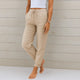 Brise – Pantalon Stretch en Mélange de Lin