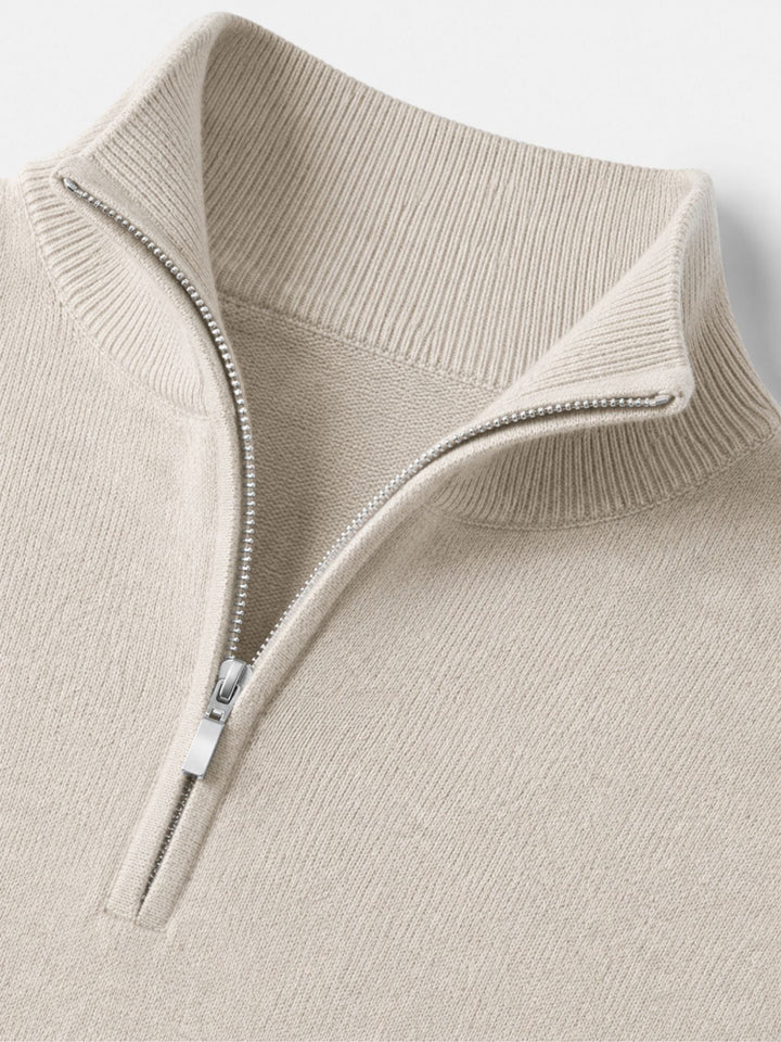 Hugo – Pull Col V Zippé pour Homme