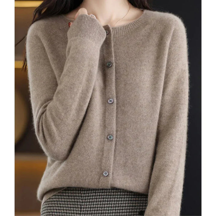 Sanna – Cardigan en Laine Mérinos Femme