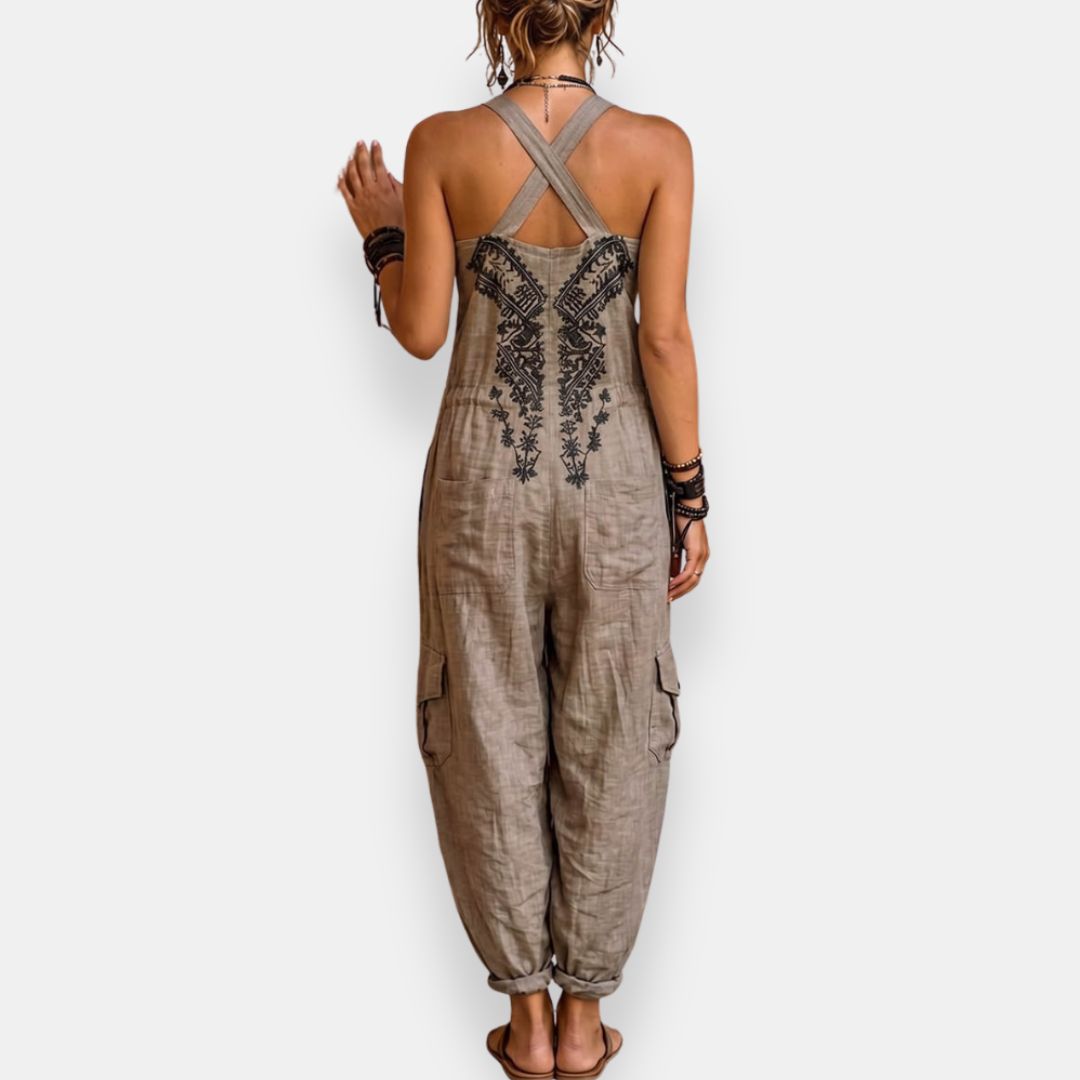 Boho Brodé – Combinaison Brodée Bohème