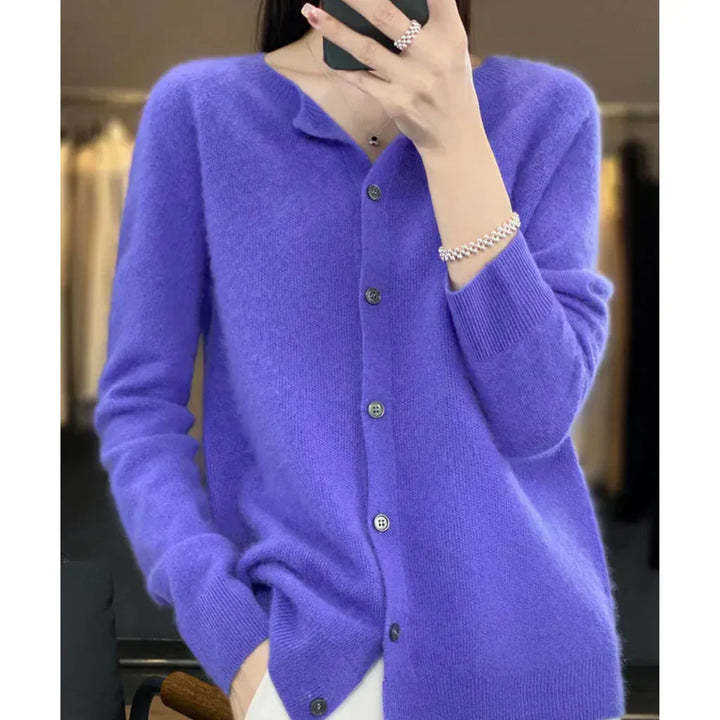 Sanna – Cardigan en Laine Mérinos Femme