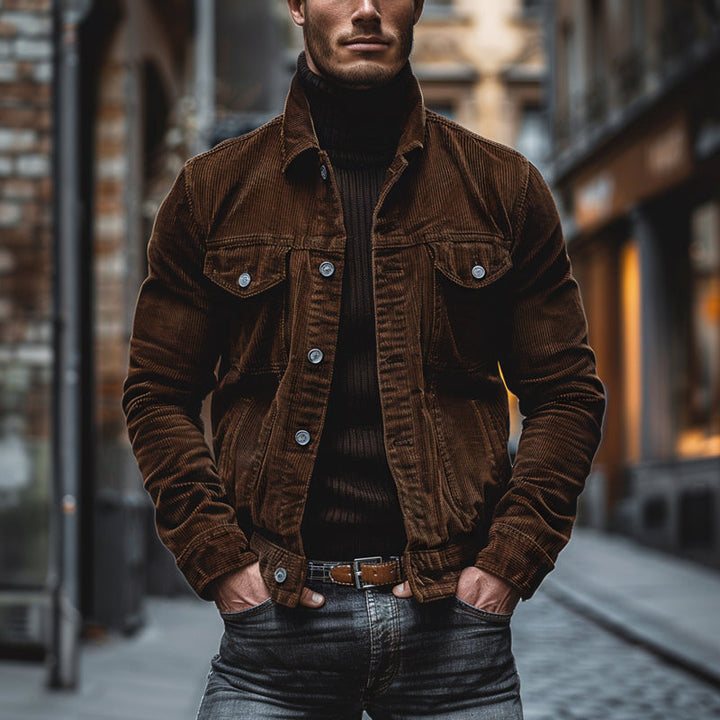 Arnold – Veste en Velours Côtelé Vintage Homme