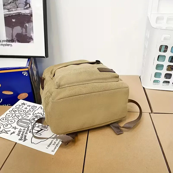 Sac à dos en toile avec poche avant