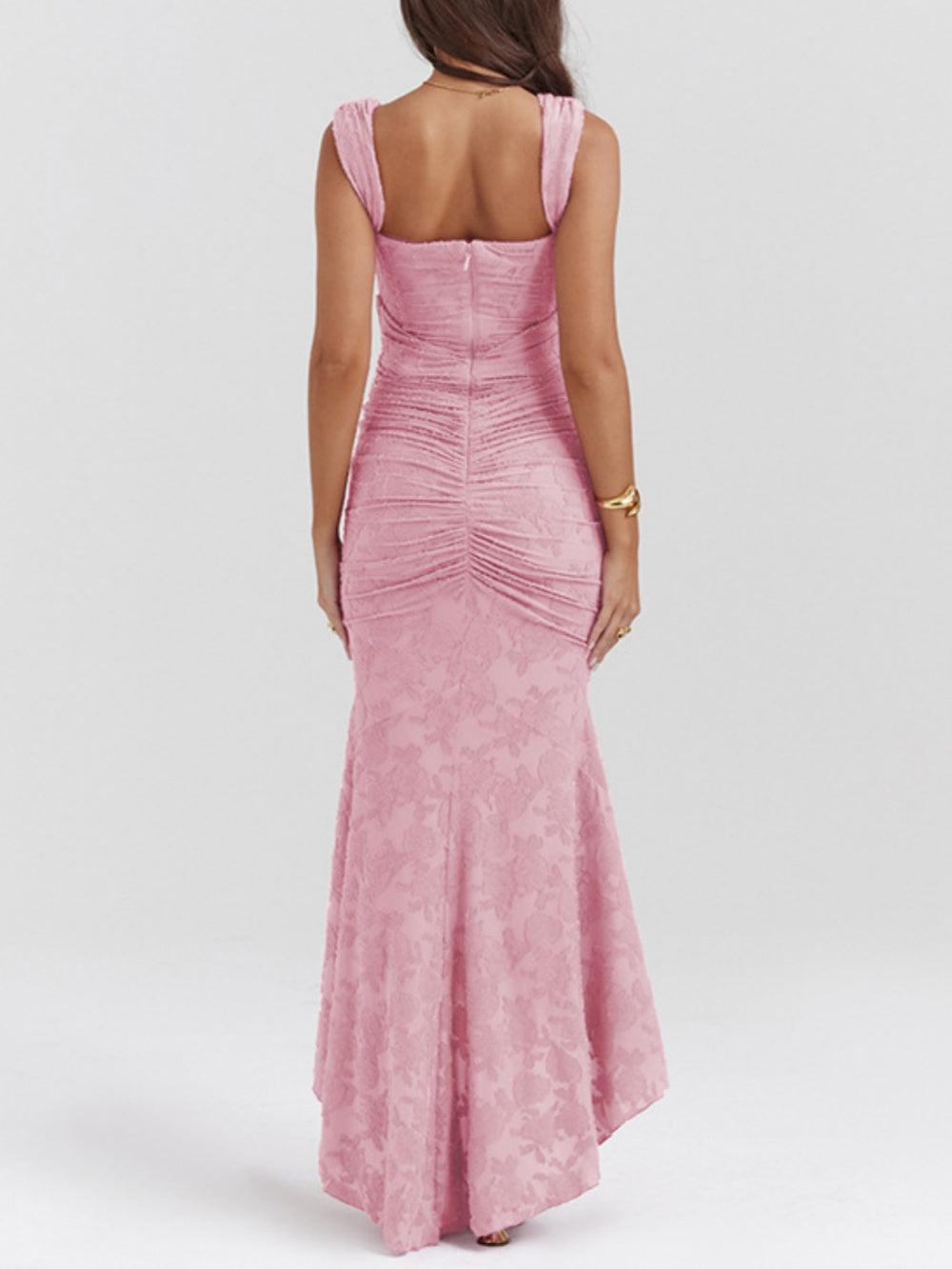 Delphine – Robe Maxi Cloche Romantique
