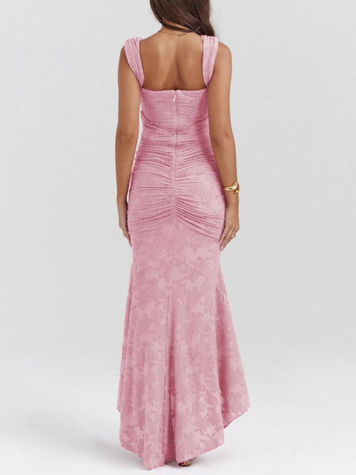 Delphine – Robe Maxi Cloche Romantique