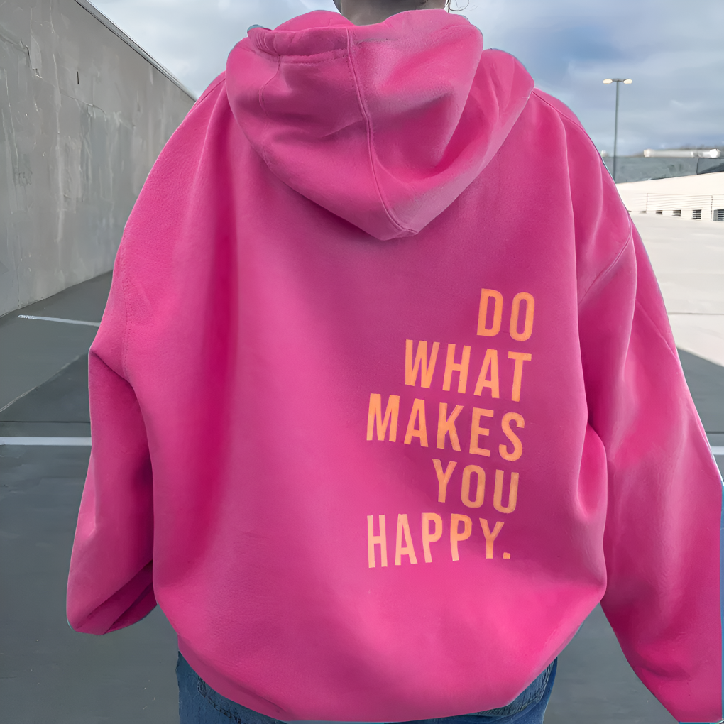 Sweat à Capuche Unisexe « Happy »