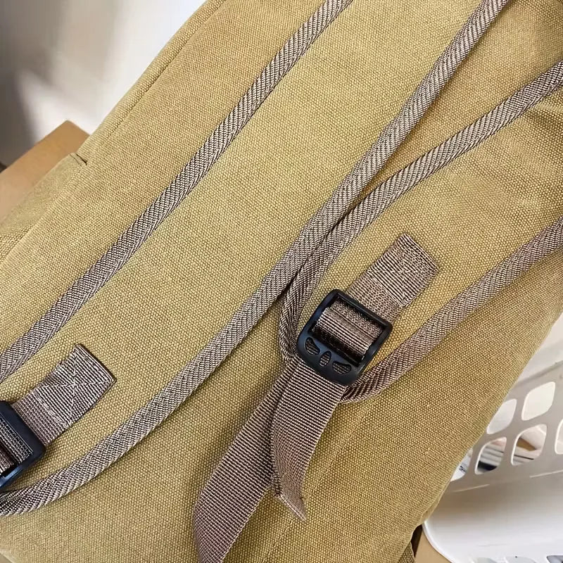 Sac à dos en toile avec poche avant