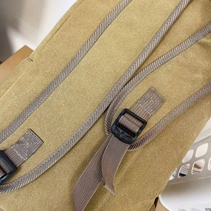 Sac à dos en toile avec poche avant