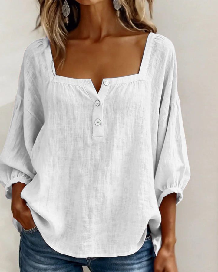 Col Carré – Blouse Col Carré