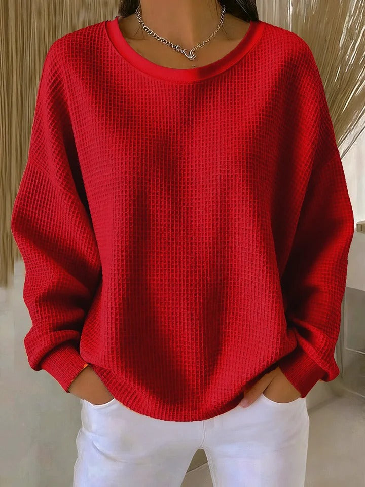 Gaufré Oversize – Pull Gaufré Oversize