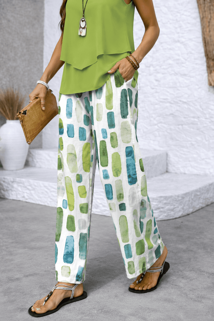Fluide – Ensemble Top et Pantalon Fluide