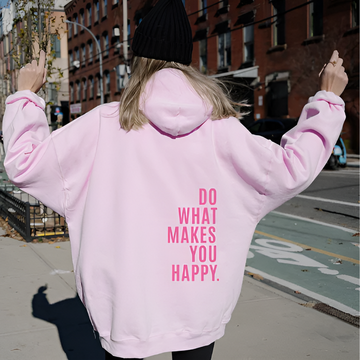 Sweat à Capuche Unisexe « Happy »