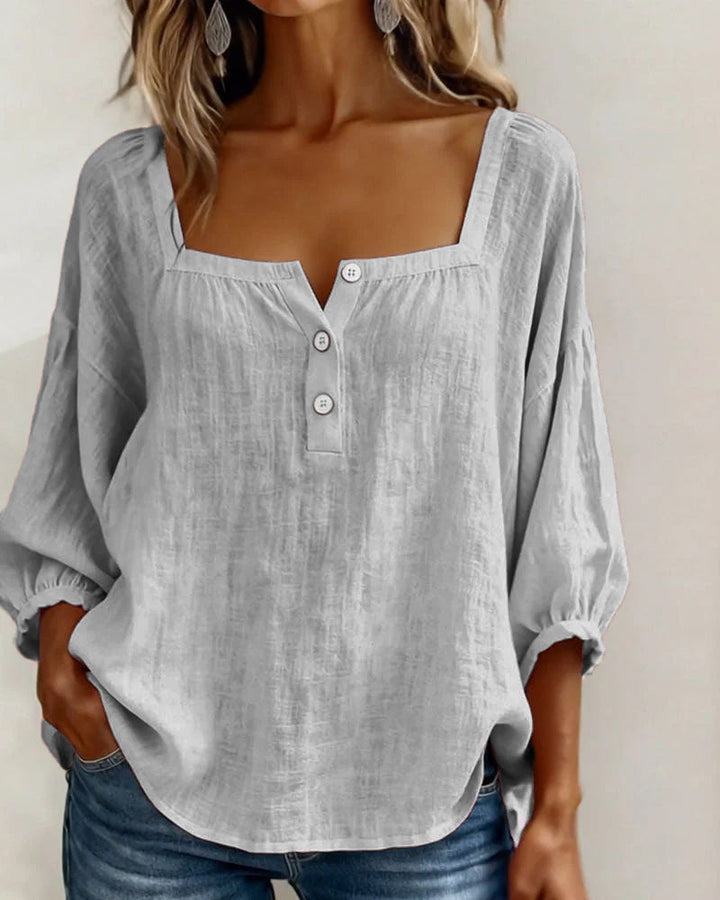Lin Élégant – Blouse en Lin Élégante
