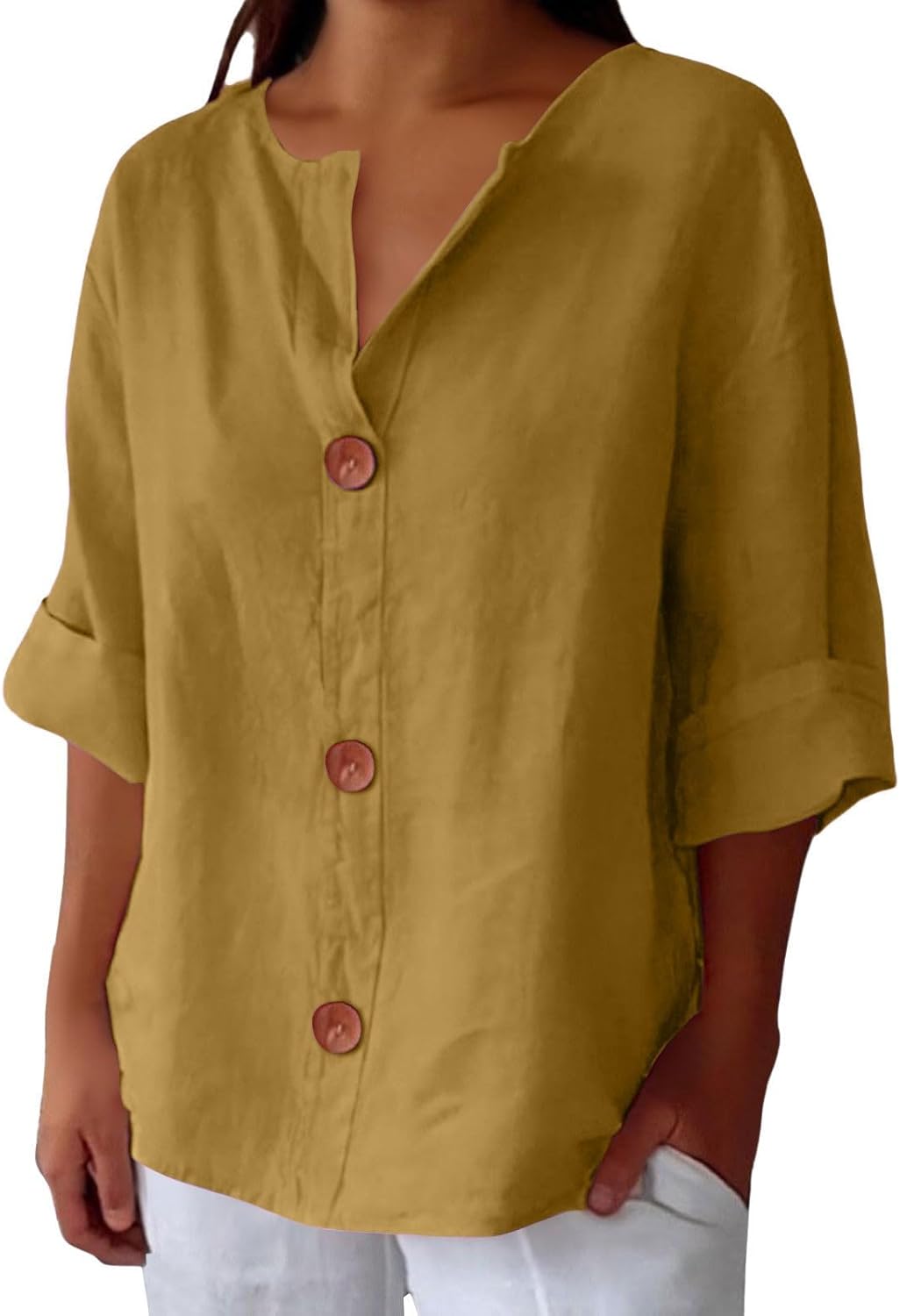 Noémie – Shirt Col V