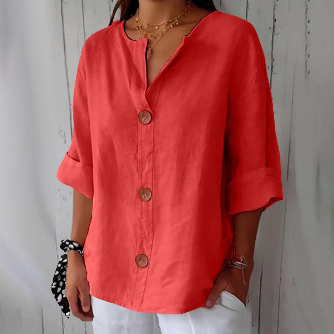 Noémie – Shirt Col V