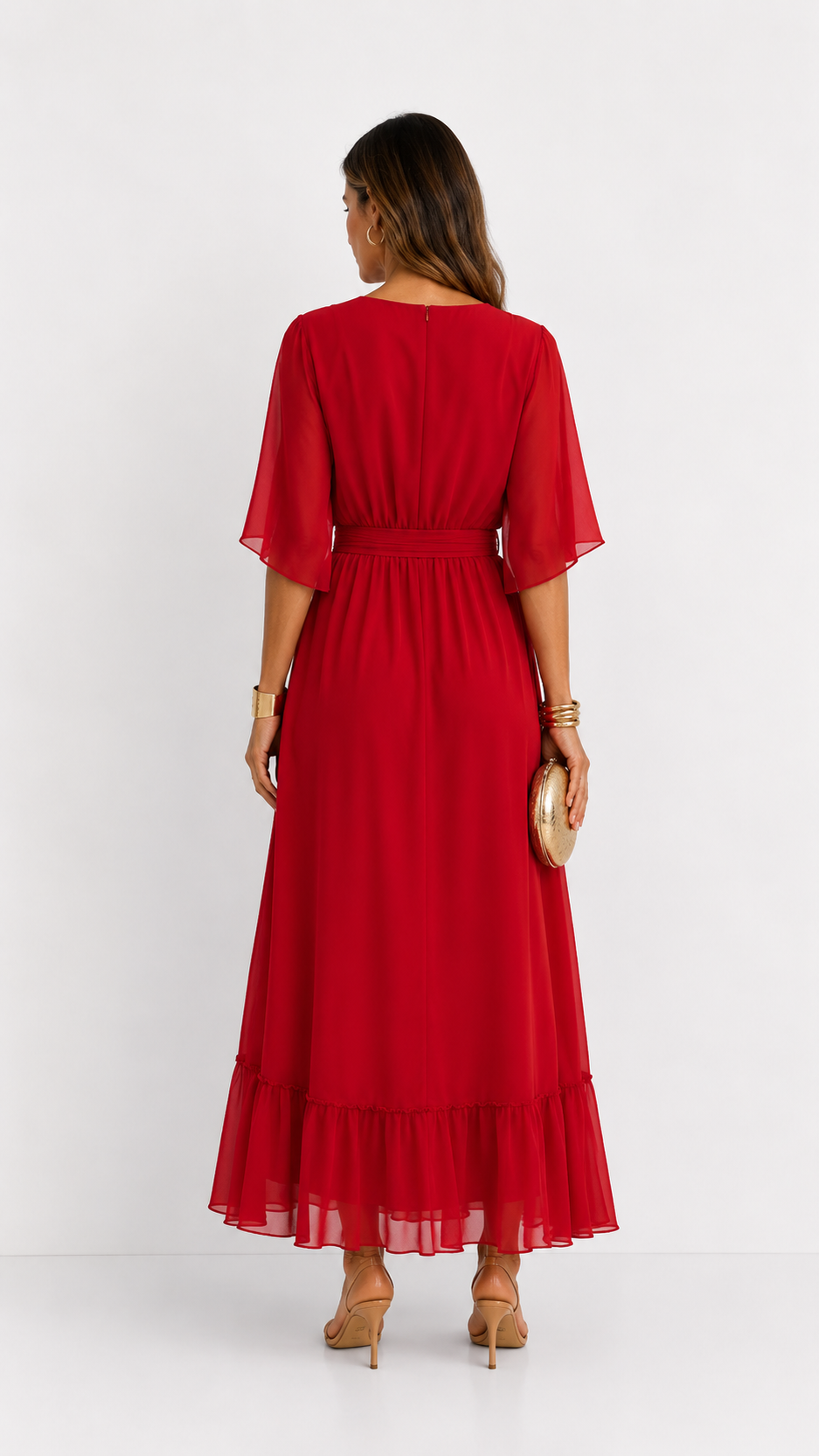 Plissée – Robe Plissée en Mousseline