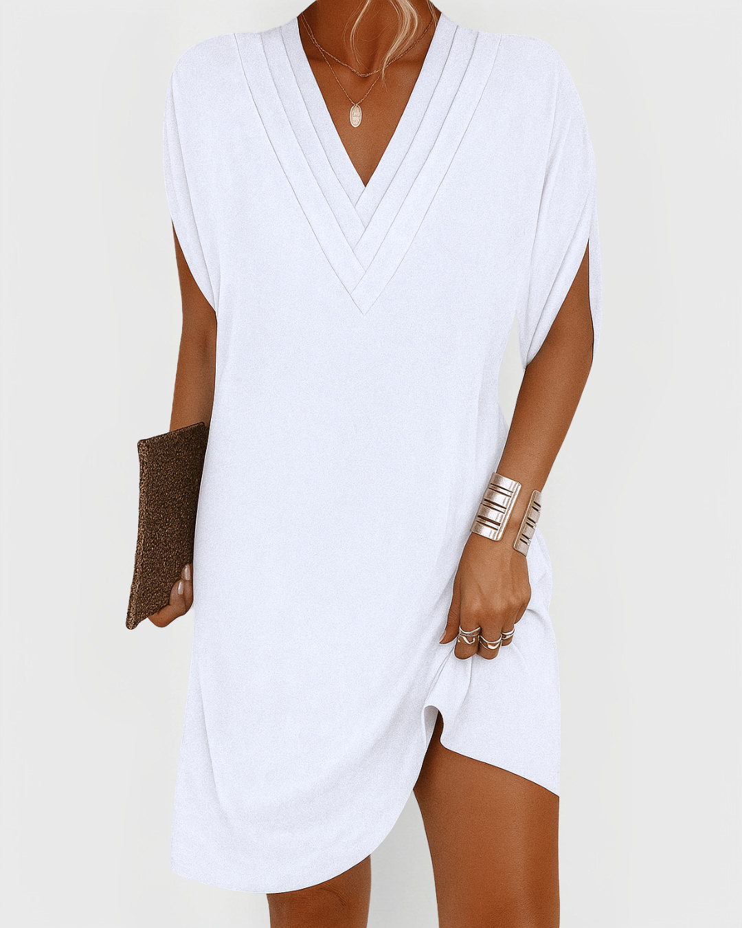 Chic Col V – Robe Chic Col V