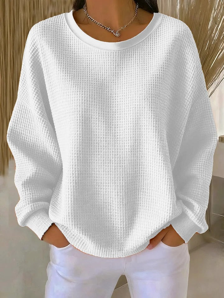 Gaufré Oversize – Pull Gaufré Oversize