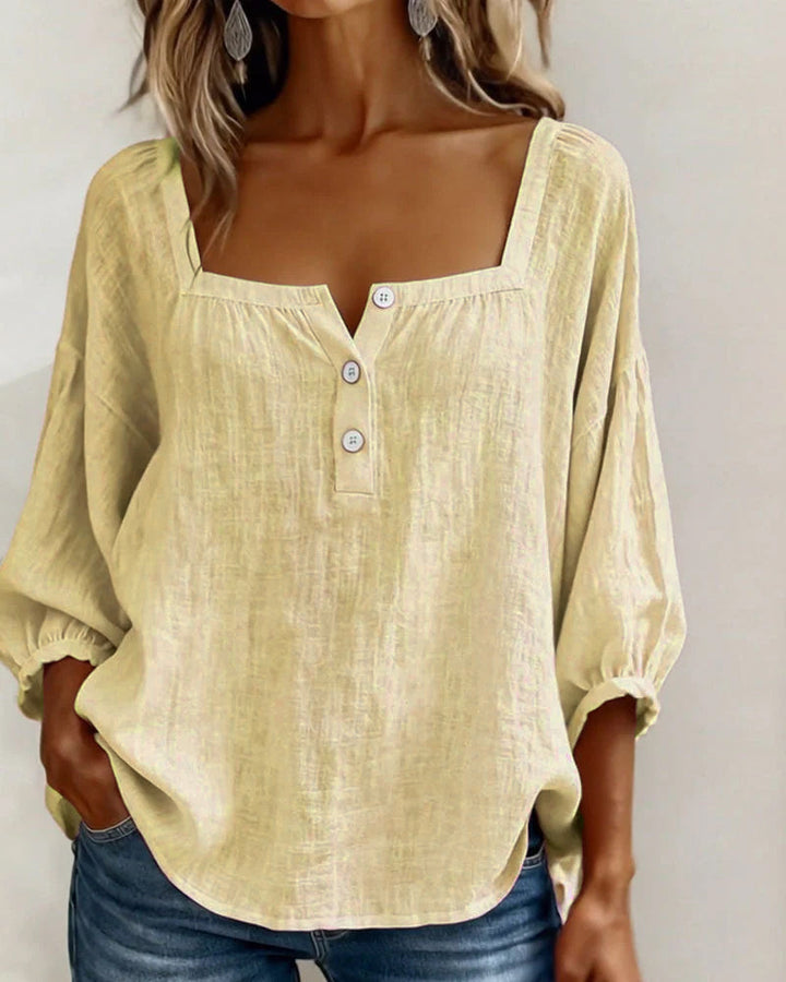 Col Carré – Blouse Col Carré