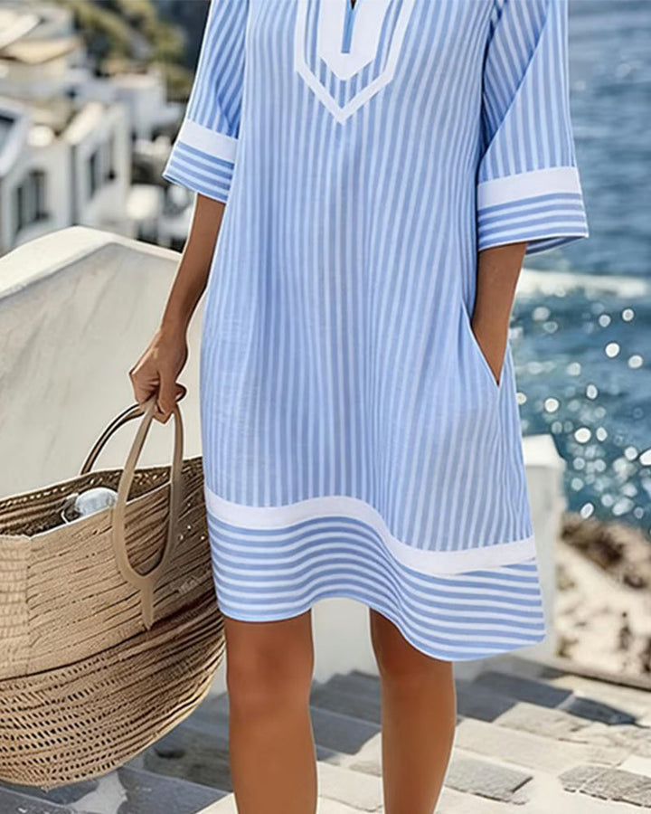 Mini Rayures – Mini-Robe Rayée