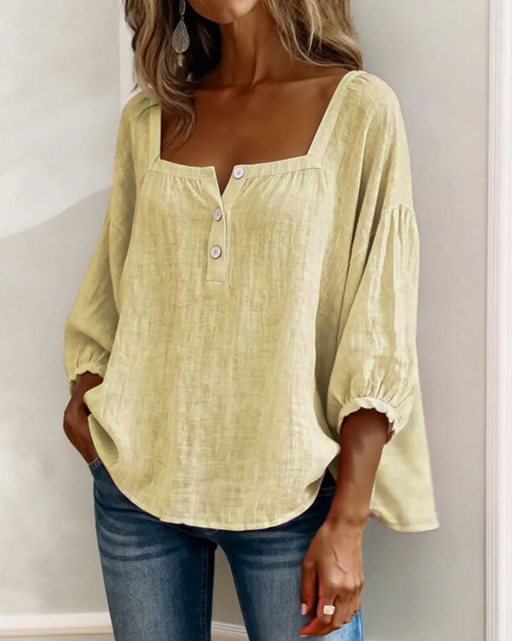 Col Carré – Blouse Col Carré