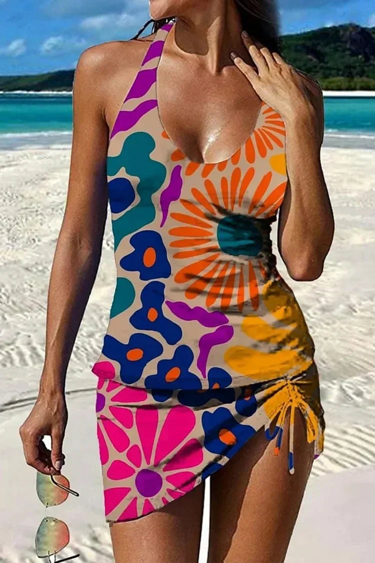 Fleurs d'Eau – Ensemble de Bain Fleuri
