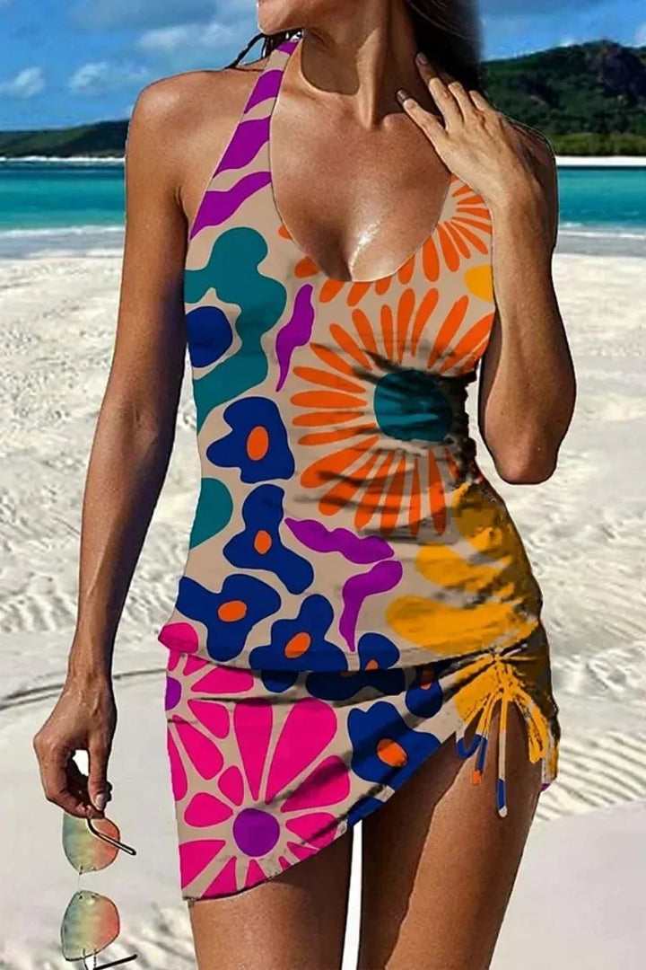 Fleurs d'Eau – Ensemble de Bain Fleuri