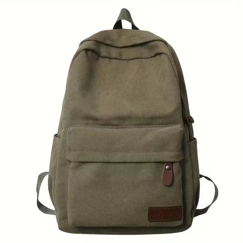 Sac à dos en toile avec poche avant