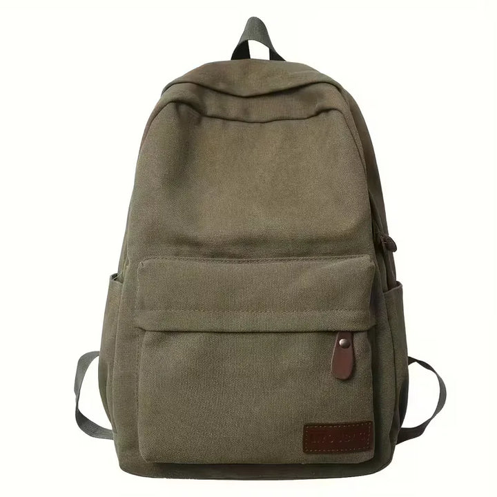 Sac à dos en toile avec poche avant