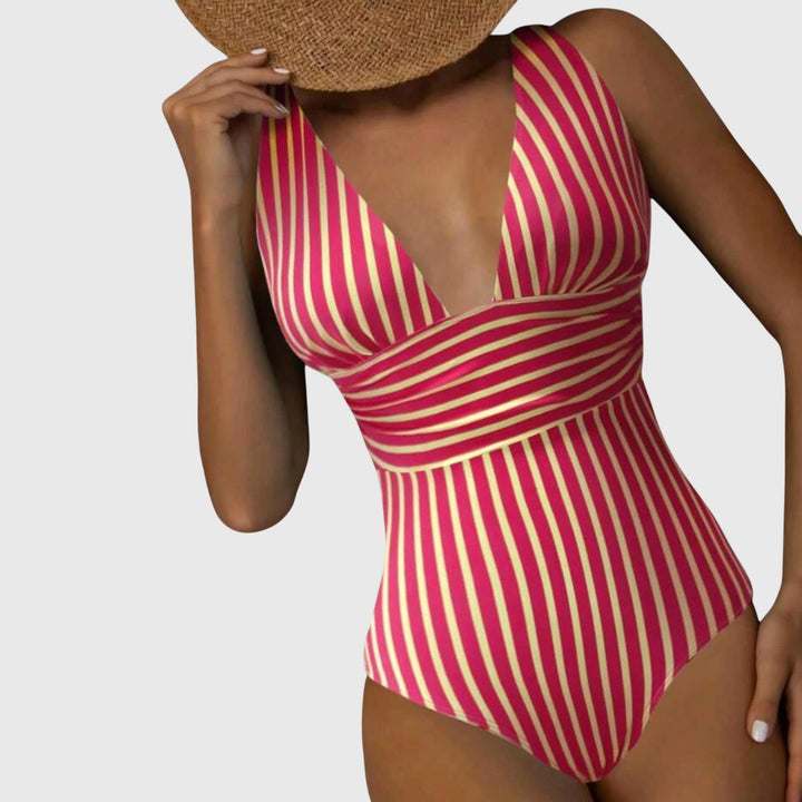 Rayures Maintien – Maillot de Bain Rayé à Armatures