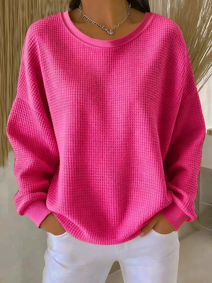 Gaufré Oversize – Pull Gaufré Oversize