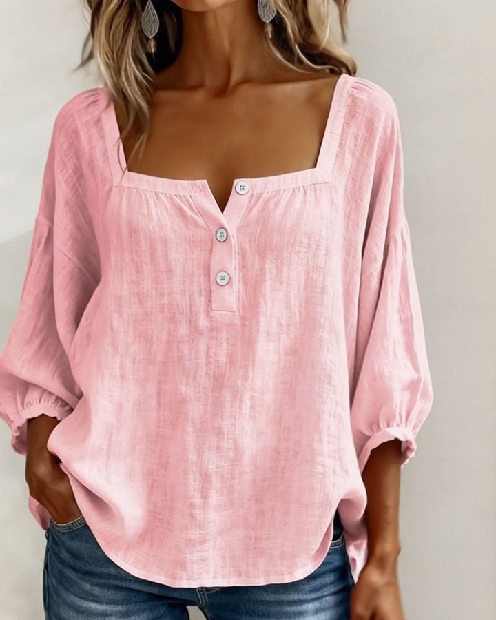 Col Carré – Blouse Col Carré