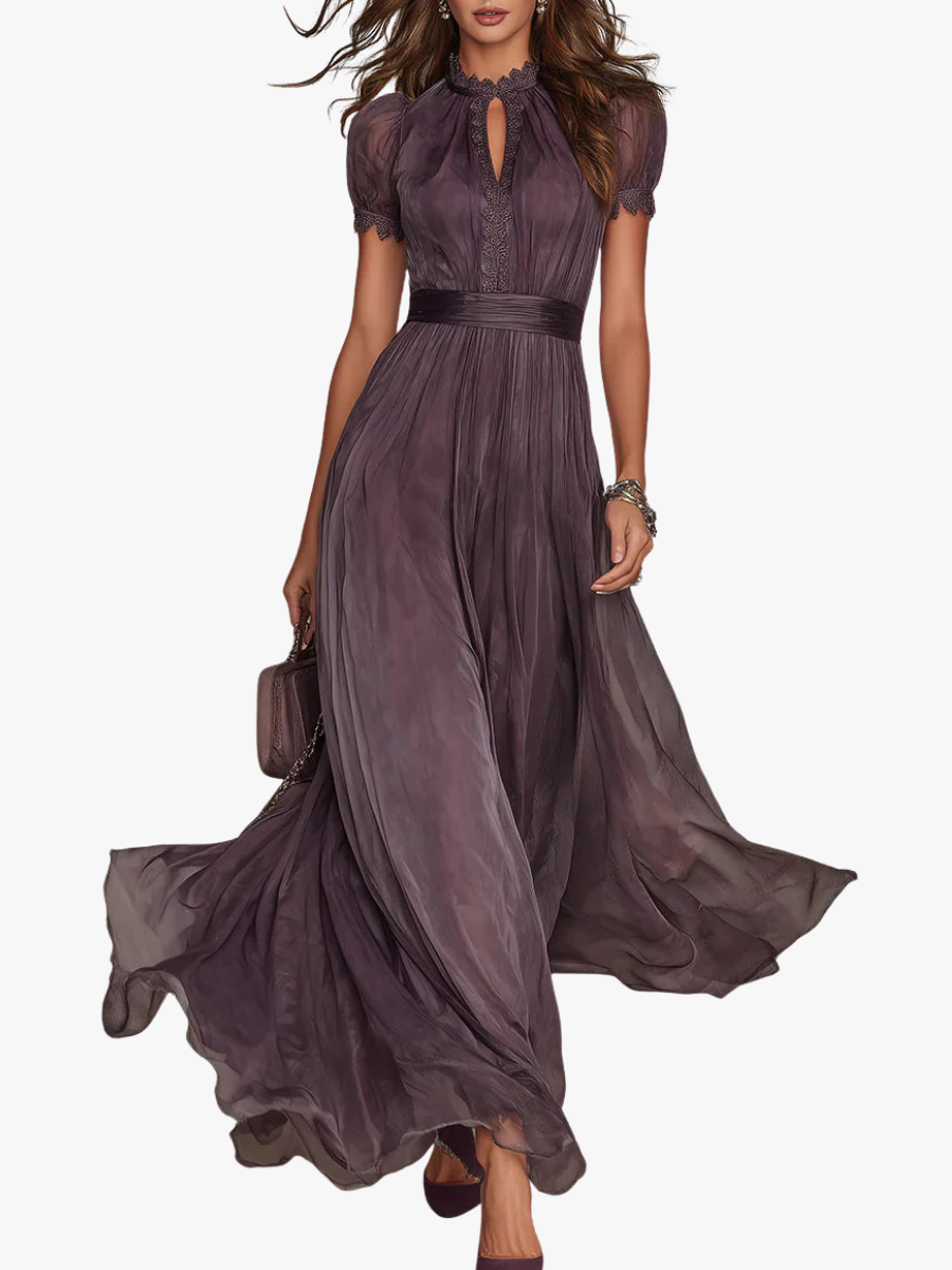 Vintage Violette – Robe d'Été Vintage Violette