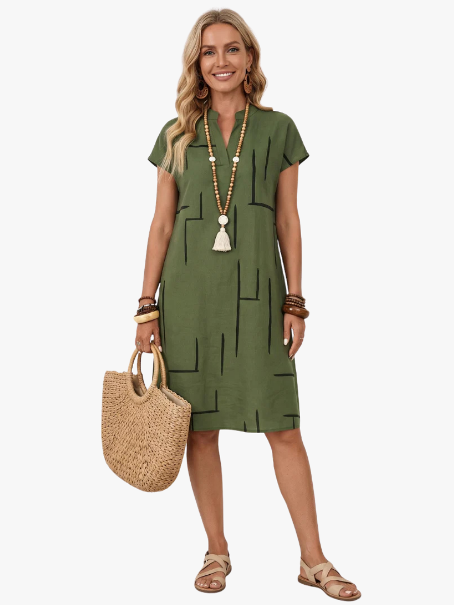 Imprimé du Jour – Robe de Jour Imprimée