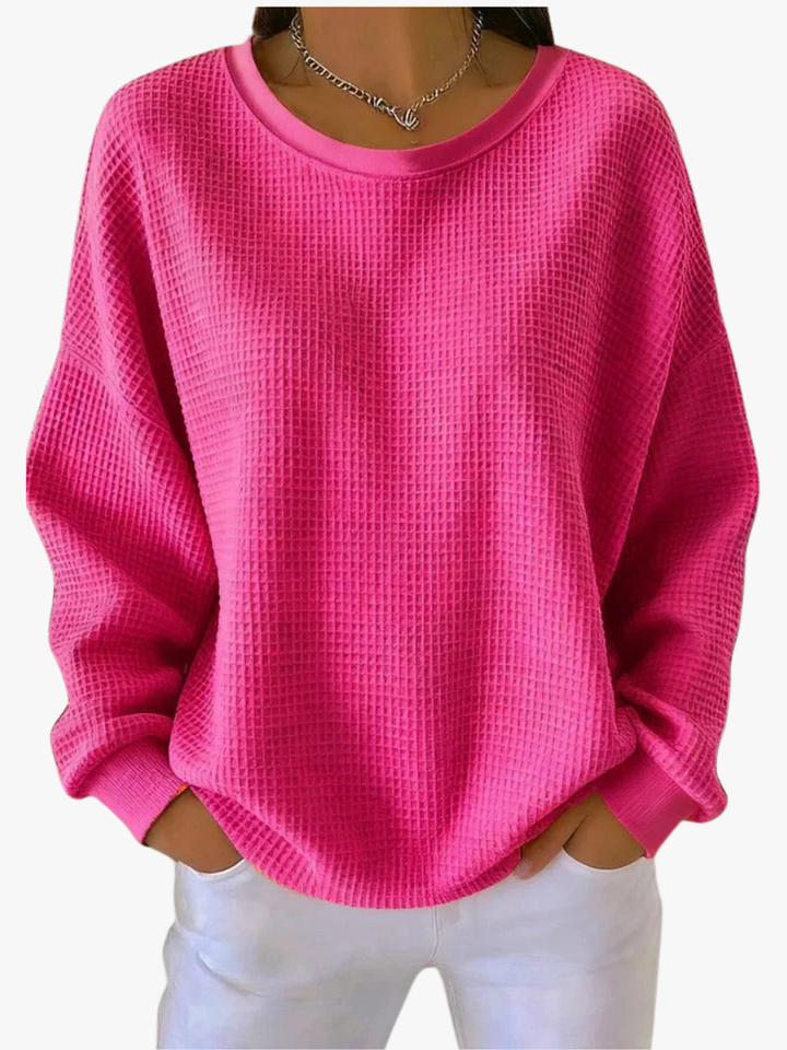 Gaufré Oversize – Pull Gaufré Oversize