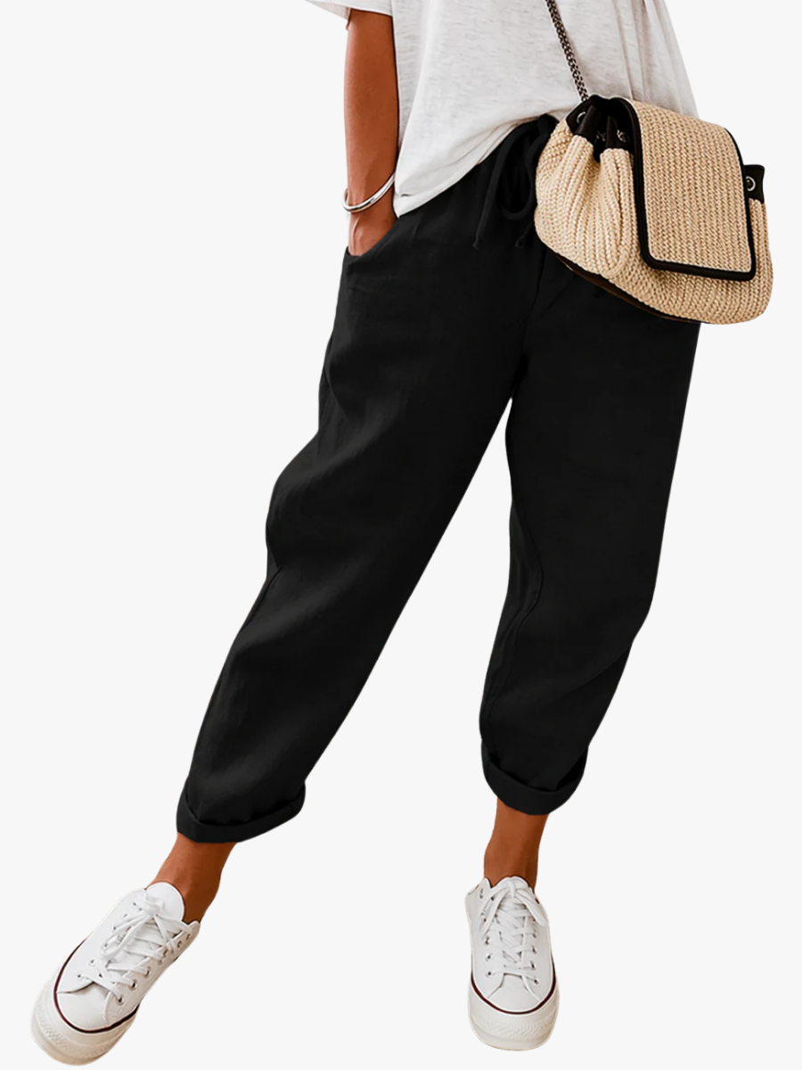Détente Lin – Pantalon en Lin Décontracté
