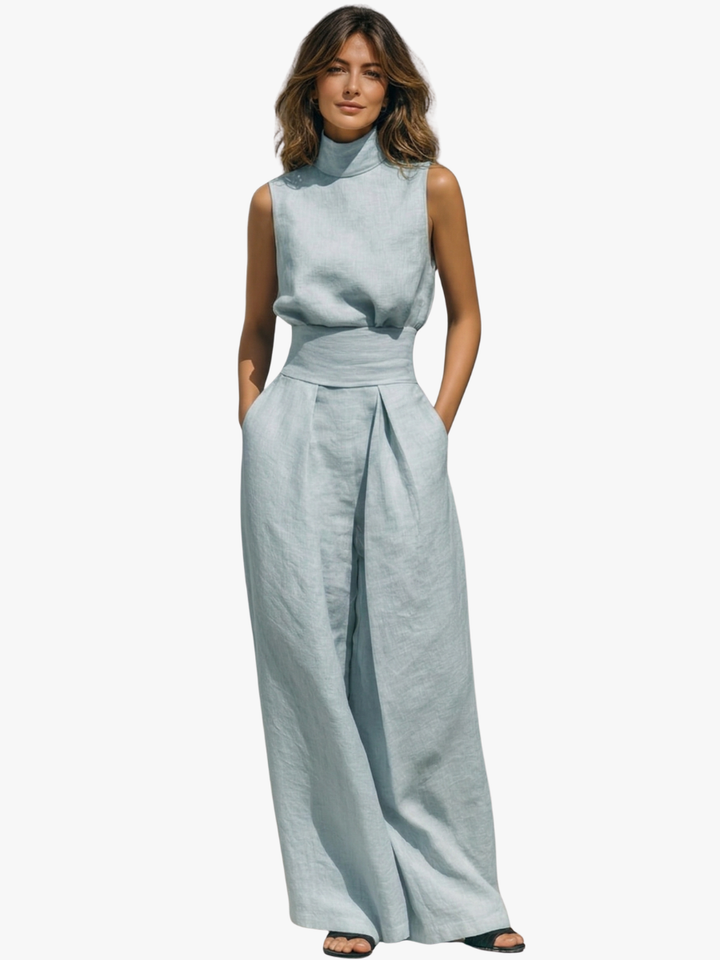 Minimale – Ensemble Deux Pièces en Coton et Lin