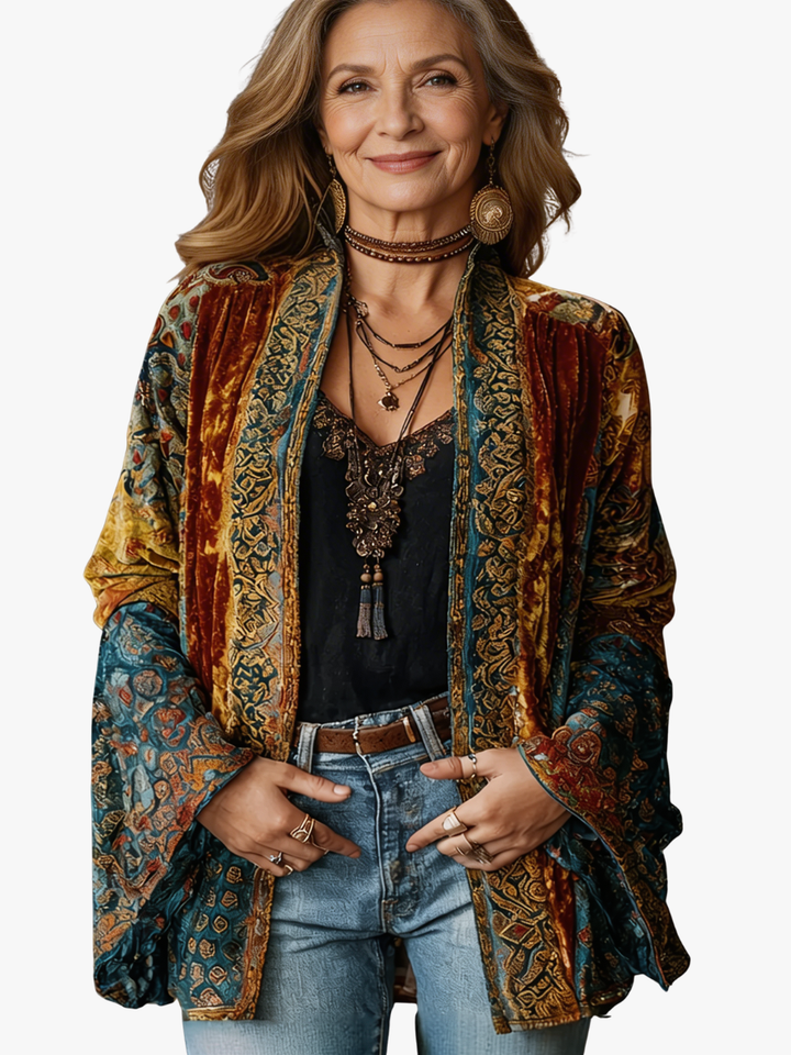 Flanelle Boho – Veste en Flanelle Bohème