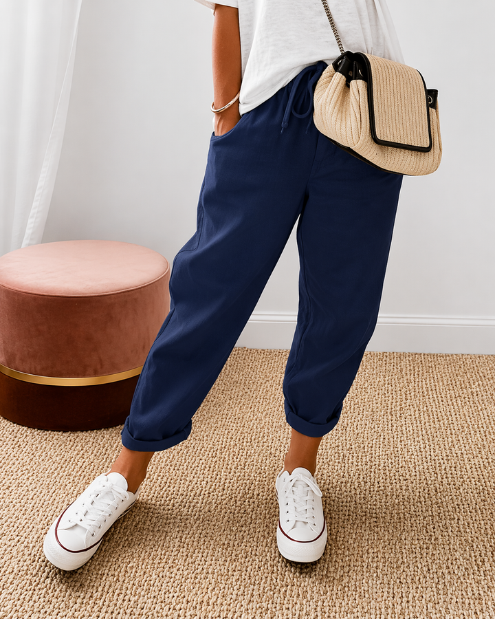 Détente Lin – Pantalon en Lin Décontracté