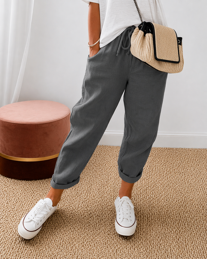 Détente Lin – Pantalon en Lin Décontracté